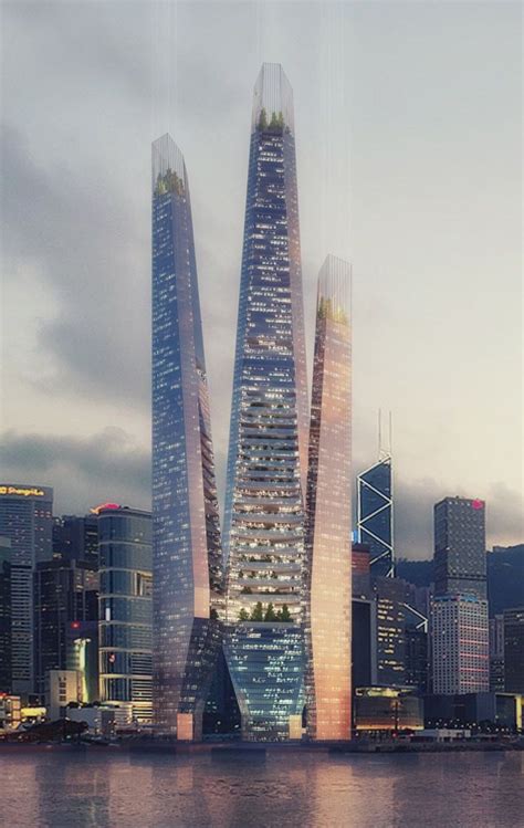 Archology Skyscraper Trio Proposed For Hong Kong Futuristic