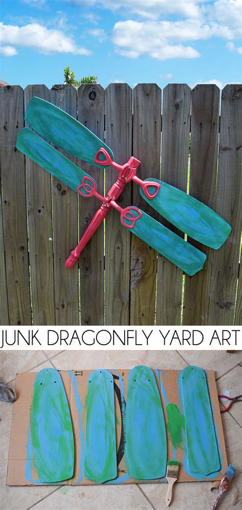 Junk Dragonfly Yard Art Dream A Little Bigger