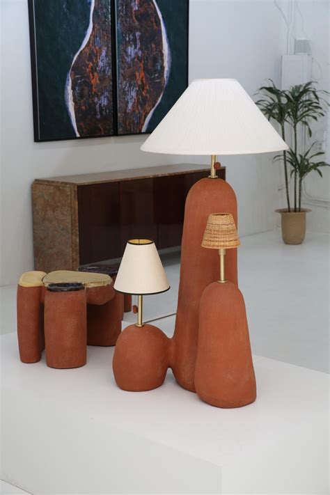 Don't miss these sales and savings. L-1003 Sculptural Floor Lamp, Ceramic, Vintage Shades For ...