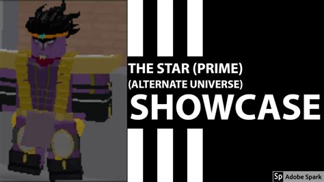 Roblox Project Jojo The Star Prime Alternate Universe Showcase