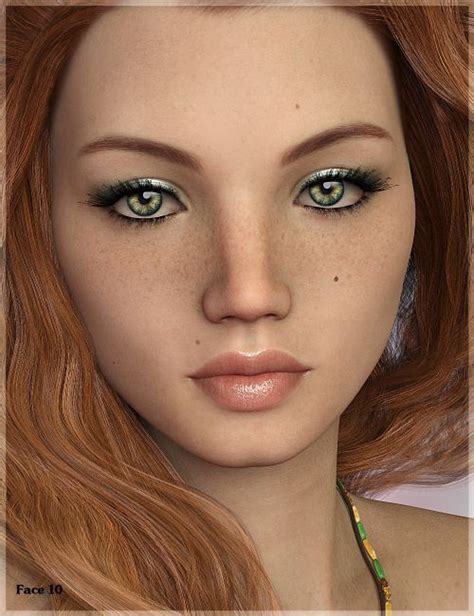 Face It Josie 8 3d Models For Daz Studio And Poser