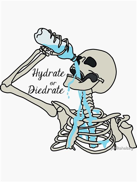 Hydrate Or Diedrate Sticker For Sale By Jenikahalsey Redbubble