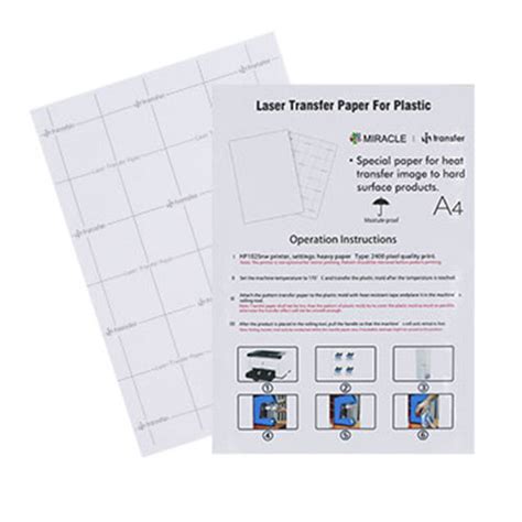 Laser Transfer Paper For Plasticlaser Printer Andtransfer Paper
