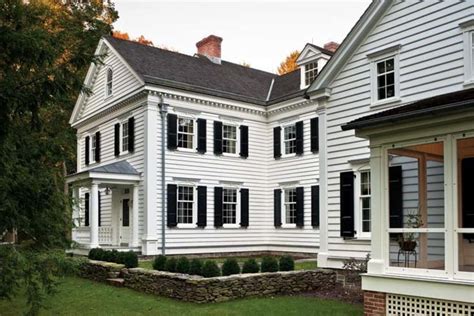 An Elegant New England Federal Farmhouse Exterior Colonial House