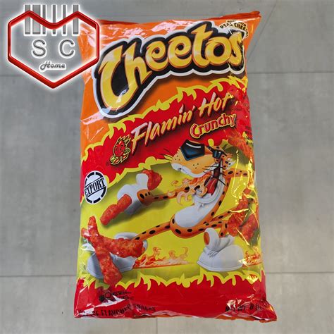 Sc Cheetos Crunchy Flamin Hot Cheese Cheese Flavor 8oz 226 8g Shopee Philippines