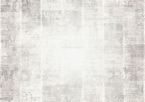 Newspaper With Old Grunge Vintage Unreadable Paper Texture Background