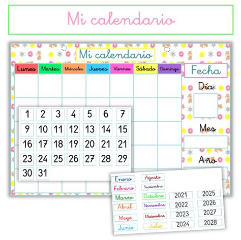 Entreteni2 Cuadernillo Calendario Manipulativo Con