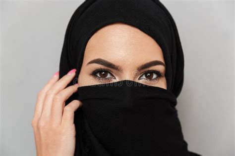 Close Up Portrait Of A Pretty Arabian Woman Stock Image Image Of