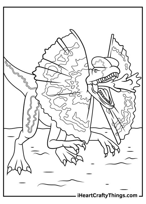 Printable Jurassic Park Coloring Pages Updated 2023