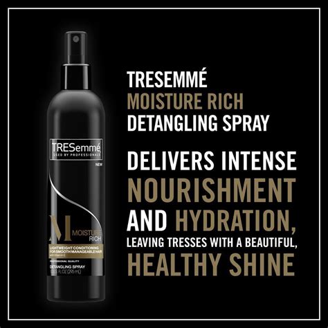 Simply browse an extensive selection of the best moisture hair spray and filter by best match or price to find one that suits you! Tresemme Moisture Rich Detangling Spray - 10 fl oz ...