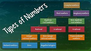 Types Of Numbers Youtube