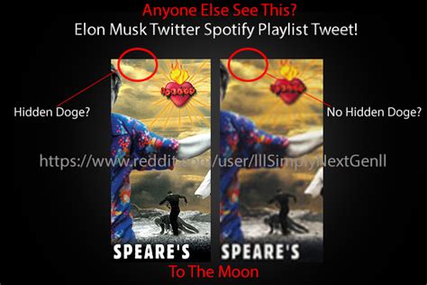 A lot of people think he did. FOUND Secret Doge HIDDEN in Elon Musk Tweet with Spotify ...