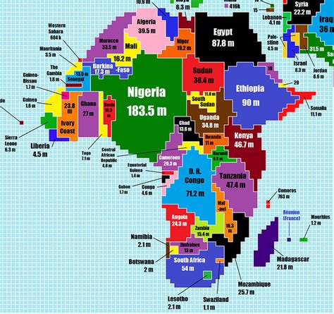 East side is situated nearby to watauga old fields. Map Of The World Scaled By Population Size