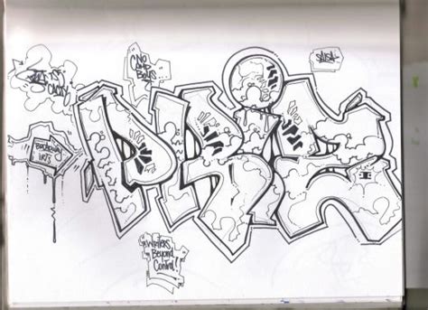 You'll soon have pages covered with these simple, easy drawings. GRAFFITI COLLECTION IDEAS: Graffiti sketches beginner ...