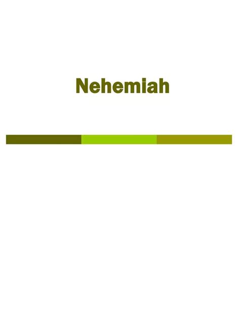 Ppt Nehemiah Powerpoint Presentation Free Download Id4225379