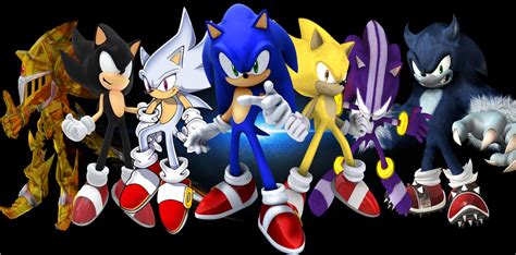The Many Forms Of Sonic The Hedgehog By Shinobiassassin19 On Deviantart