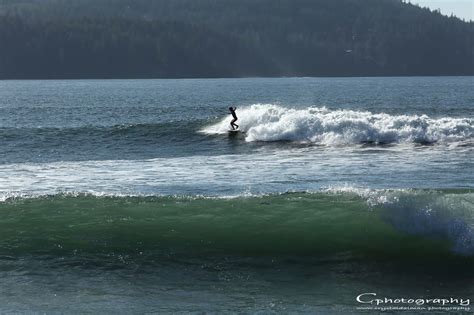Surfing Port Renfrew British Columbia Canada Vancouver Island