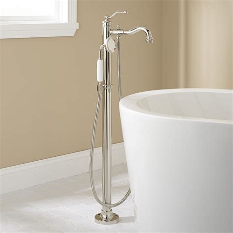 Leta Freestanding Tub Faucet With Hand Shower Free Standing Tub