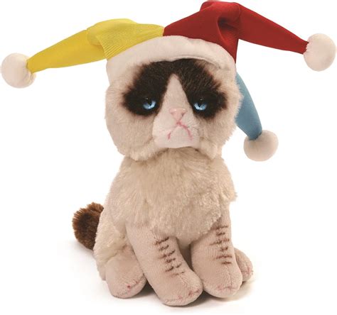 Gund Grumpy Cat Jester Beanbag Stuffed Animal Plush