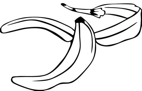 Black And White Banana Clip Art Clip Art Library