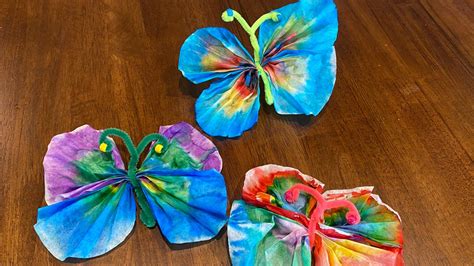 How To Make Coffee Filter Butterflies