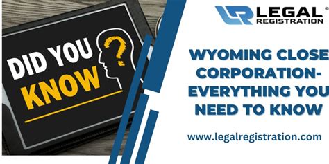 Wyoming Close Corporation Everything You Need To Know Rllc