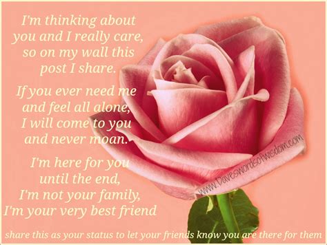 Wish you to have a wonderful day and perfect time with family, friends and me. Daveswordsofwisdom.com: A Poem For Best Friends