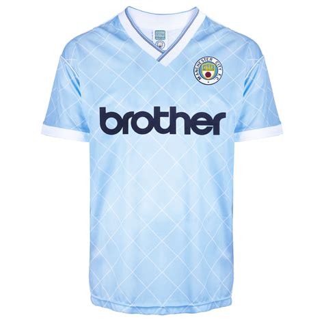 Manchester City 1988 Shirt Manc Score Draw