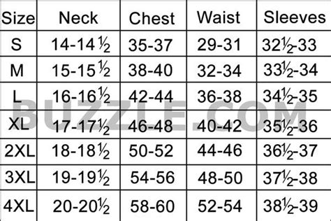 Complete Mens Shirt Size Chart And Sizing Guide All Guys Need This