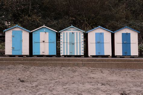 Beach Huts Free Stock Photo Public Domain Pictures