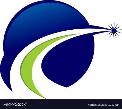 Global Solution Logo Royalty Free Vector Image