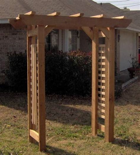 Check out some of our favourite plants to grow up and over garden arches. NEW CEDAR WOOD DELUXE CLASSIC GARDEN ARBOR PERGOLA ARCH ...