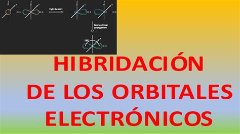 Los Orbitales Híbridos sp sp2 y sp3 YouTube