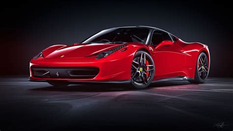 1280x720 Ferrari 458 Italia Red 2018 720p Hd 4k Wallpapersimages