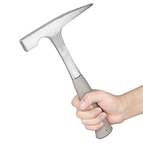 Efficere 22 Ounce All Steel Rock Pick Hammer With Pointed Tip 11 Inch