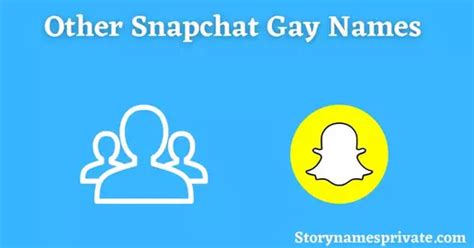50 best gay snapchat names and usernames 2023