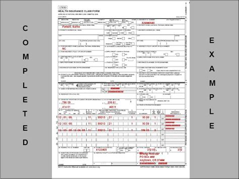 Filling Out An Hcfa 1500 Form
