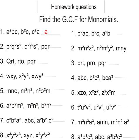 Quickly access your most used files and your custom generated worksheets! Factoring Homework Help
