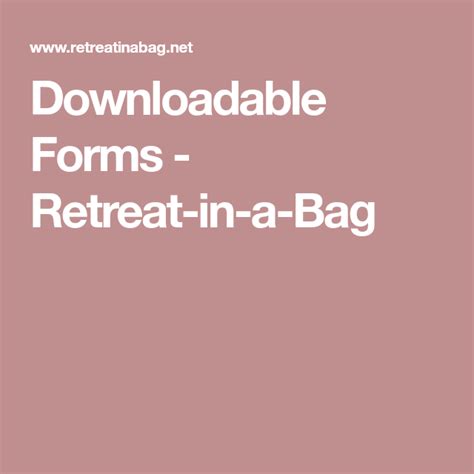 Downloadable Forms Retreat In A Bag Retreat Jon Gordon Womens Retreat