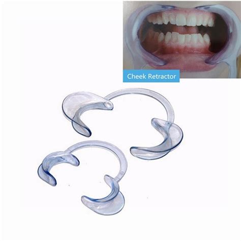 10pcs set cheek retractor teeth whitening c shape dental retractors intraoral apribocca lip