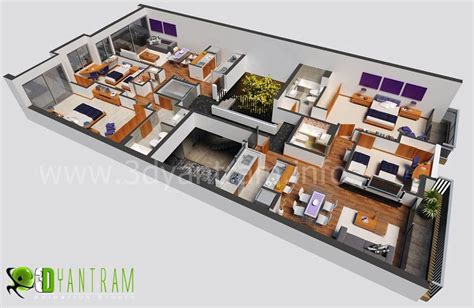 3d Floor Plan Design Other By Yantramstudio Foundmyself