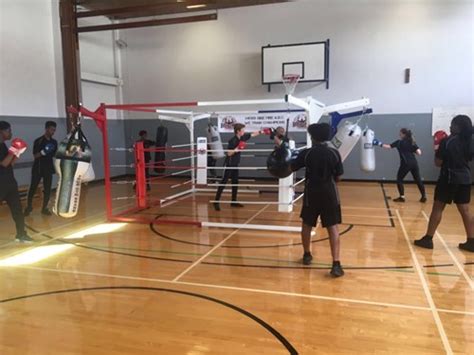 Tag your instagram photos with #rivalboxinggear. Mobile Boxing Ring Photos - Moss Side Fire Station
