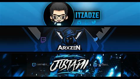 Make A Professional Youtube Banner And Logo By Adzedesign