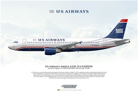 Us Airways Airbus A320 214 N109uw
