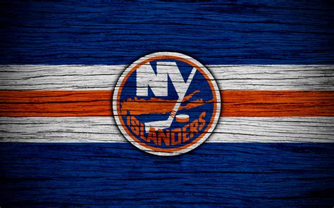 Click the logo and download it! Download wallpapers New York Islanders, 4k, NHL, hockey ...