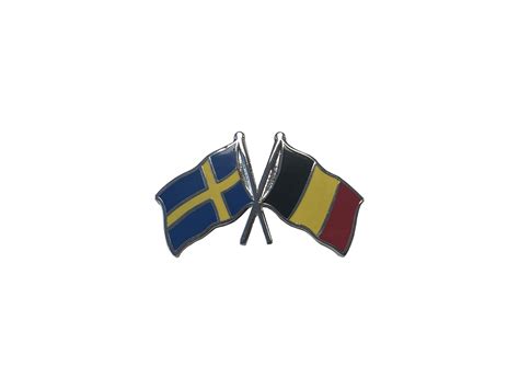 Bent u op zoek naar italie vlaggen? Pin vlag Zweden-België - Joostshop