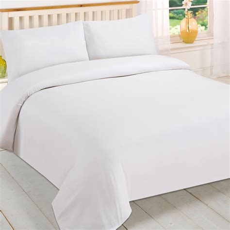 Buy comforters home bedding sets and get the best deals at the lowest prices on ebay! Brentfords Plain White Duvet Cover and Pillowcase Bedding ...