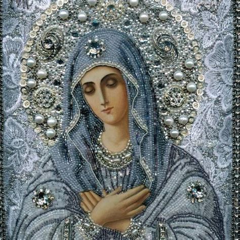 A Beautiful Orthodox Icon Of Our Lady Icones Et Madones Pinterest