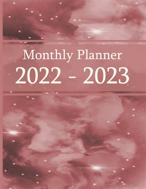 2022 2023 Monthly Planner 2 Year Planner Calendar Schedule Organizer January 2022 To December