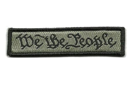 We The People Morale Patches 375x1 Hook Backing Etsy